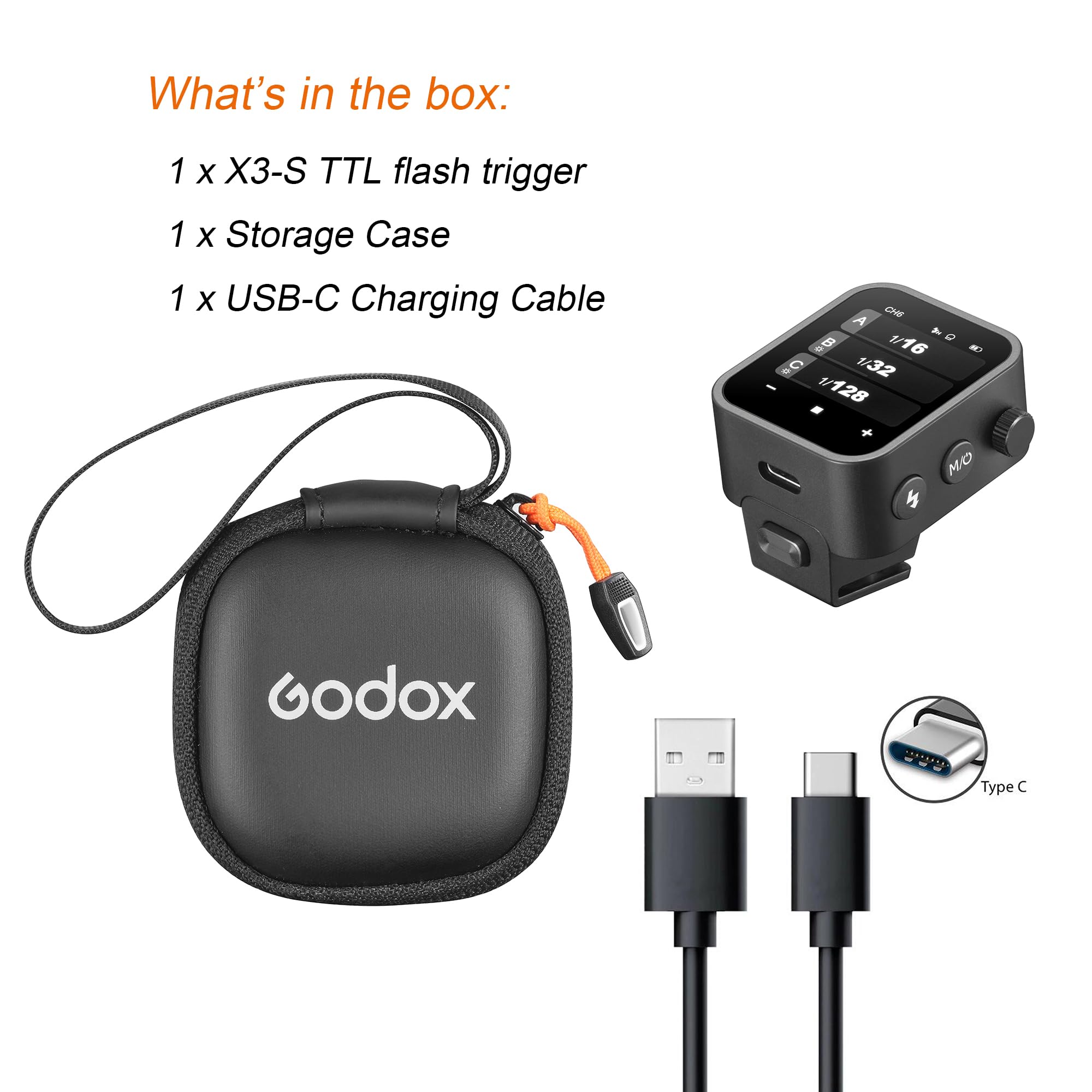 Amazon.com : Godox X3 X3S X3-S Touchscreen TTL Wireless